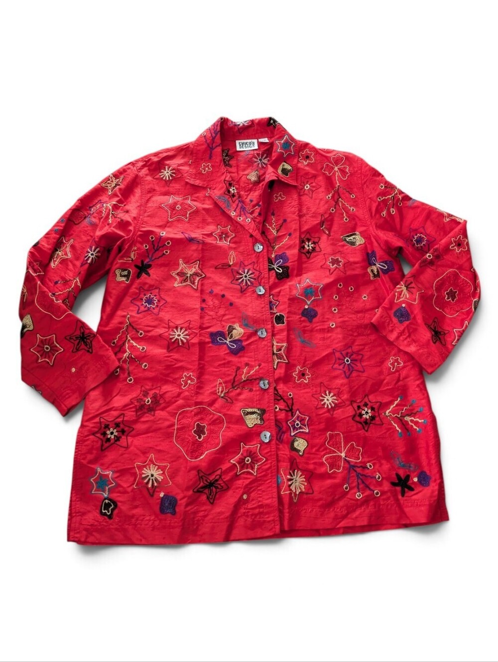 Chico’s Design 100 percent silk Jacket
